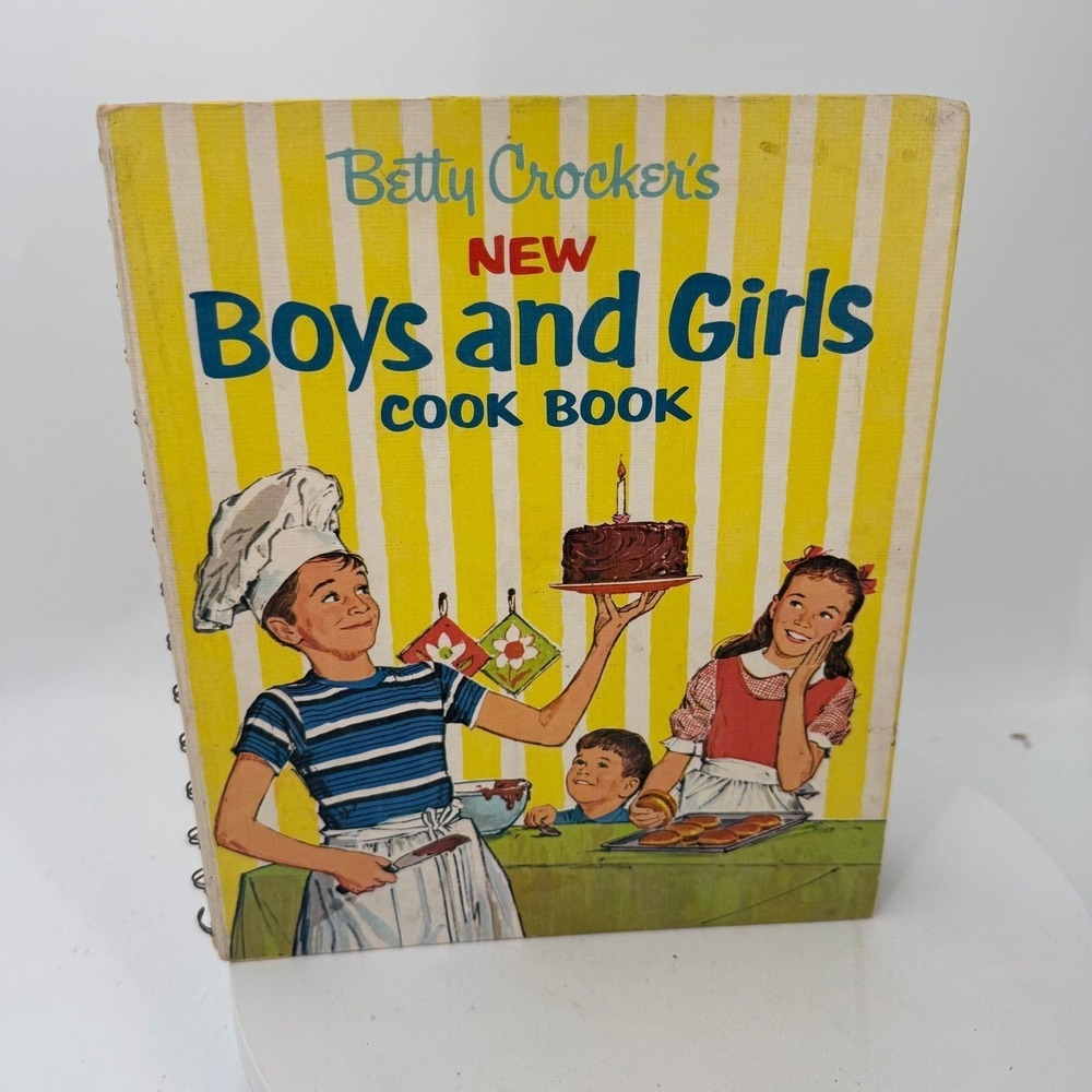 Vtg Betty Crocker's New Boys and Girls Cook Book 1965 First Edition 2nd Printing